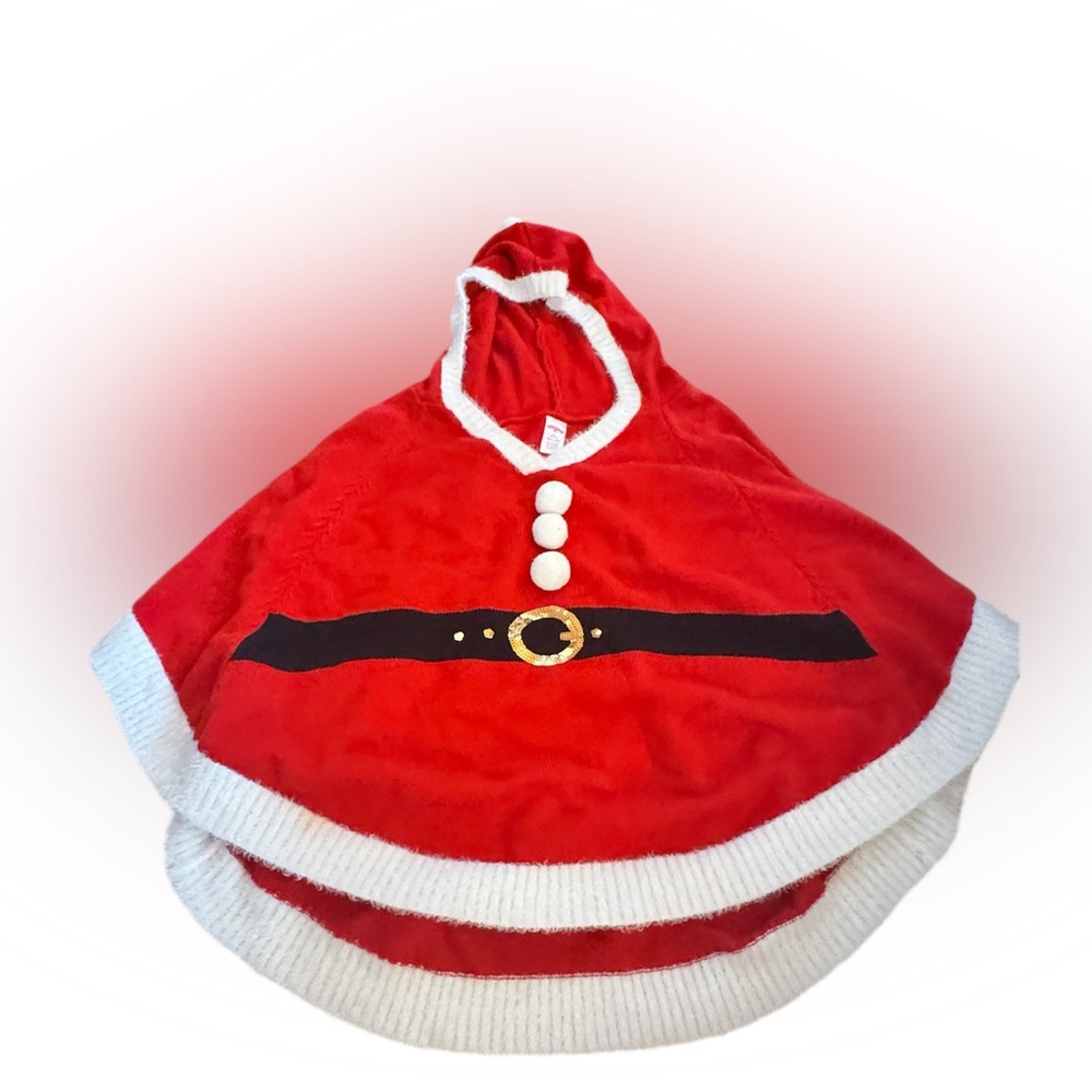 poncho size 8-10 medium.xmas.